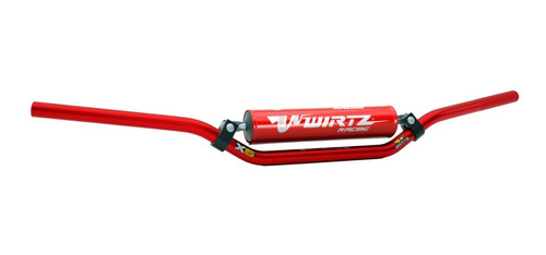 Manubrio Wirtz X6 De 22m Alto Rojo Aluminio Tornado Xr150l