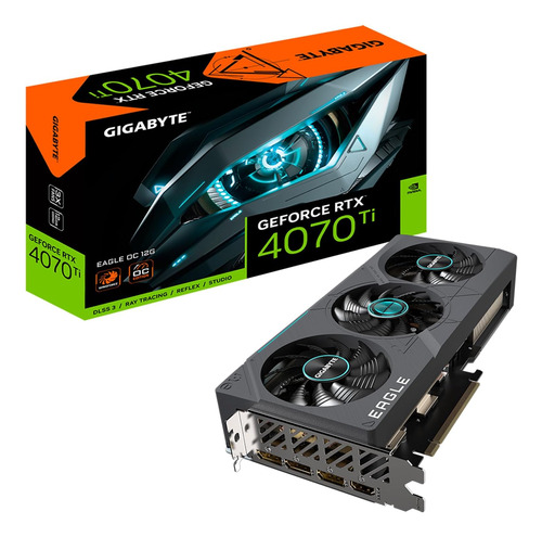 Geforce Rtx 4070 Ti Eagle Oc 12g (rev. 2.0) Graphics Card, 3