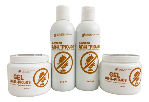 Shampoo Y Gel Anti Piojos 2 Shampoo Y 2 Geles