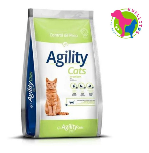 Agility Gato Control De Peso X 10kg - Huellitas Pet Shop