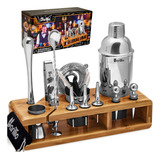 Set De Cocteleras Elite Mixology Bartender Kit De Baril...