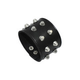 Pulsera Manillla Cuero Taches Punk