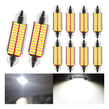 10pzs Foco Led C5w Interior Festoon C10w 31mm 36mm 39mm 41mm