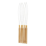 Pelucas Para Cabello De Madera Enhebrador, 5 Unidades/set