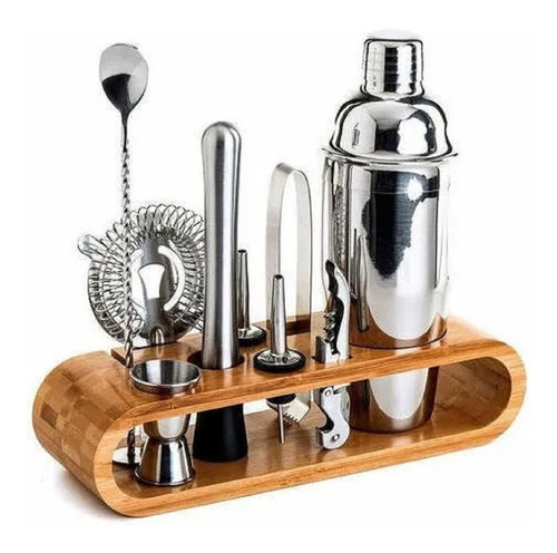 Kit Bartender Kit De Cocteleria Tragos Set Bartender 10 Pcs