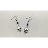 Aretes Calacas Halloween Goth Dark Gotico 