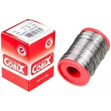 Solda Estanho 0.8mm C/ Fluxo 63x37 Carretel 250g - Cobix