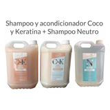 Shampoo-acondicionador Coco Keratina + Neutro Maggie