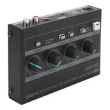 Amplificador De Audífonos Mono Estéreo De Ampi4 De 4 Canales