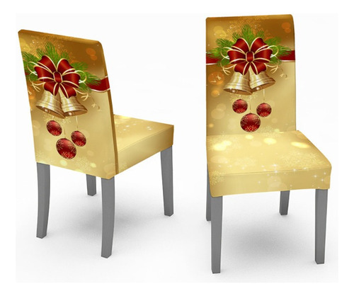 6 Fundas For Sillas Navideñas Exquisitamente Decoradas