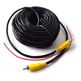 Cable Extensión Rca Phono Video 15m - Auto Rv Cámara Marcha