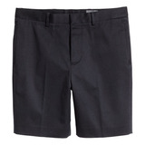 H&m Shorts Slim Fit. Negro Para Hombre