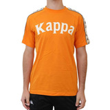 Remera Kappa Banda Balima Naranja Hombre