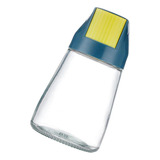 . Botella Glass Cruet Push Control Azul.