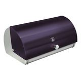 Recipiente Porta Pão Com Tampa 38cm Purple Berlinger Haus