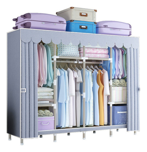 Closet Organizador Rack Ropero 170cm Armable Ropa Armario