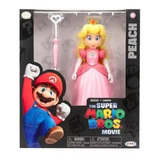 Figura Princesa Peach Super Mario Bros Movie Jakks