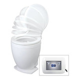 Jabsco Lite Flush Compact 12 Voltios Wc Marino Eléctrico Con