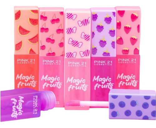Lipgloss Magic Fruits - Pink 21