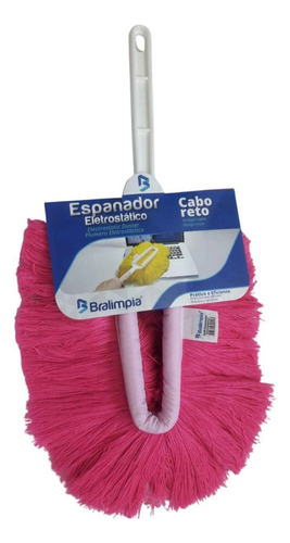 Espanador Eletrostático Bralimpia Resistente | Rosa