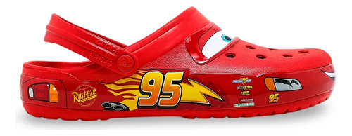 Sandalias Rayo Edición Especial Carro Rojo Adultos Unisex