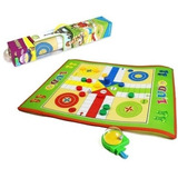 Tapete Parchis  Infantil Fichas Grandes 80x65cm Parques 2338