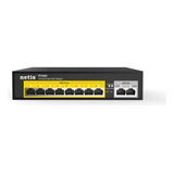 Netis P110c 8 Poe+2 Uplink 100m Conmutador Fast Ethernet Poe