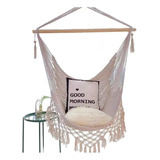 Hamaca Silla Colgante Macrame Exterior Interior Columpio