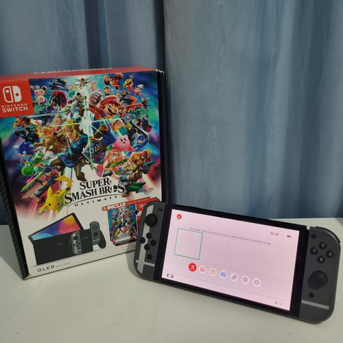 Console Nintendo Switch Oled Edição Super Smash Bros