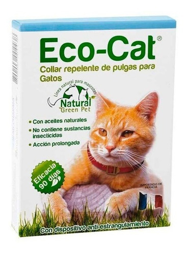 Collar Eco Cat Antipulgas Para Gatos Pethome