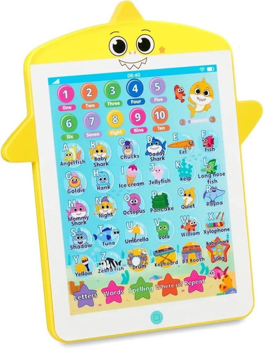 Tablet Juguete Educativo Baby Sharks Increible