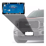 Juego Porta Placa Acero Realce Original Ford Edge 3.5 2013 ,