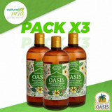 Pack X 3- Acondiconador Oasis 520- Vegano- Caspa, Seb, Caída