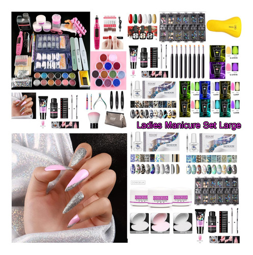 Venta Al Por Mayor Barato Manicura Grande Set Manicura Lámpa