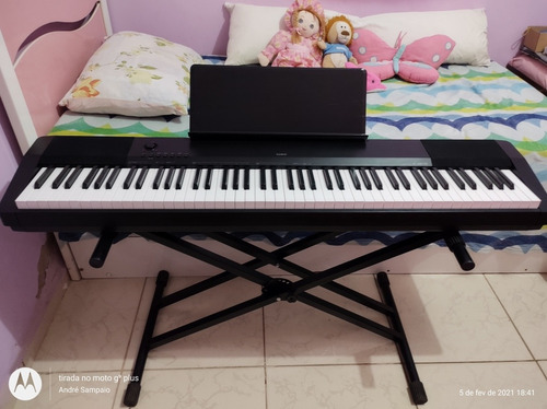 Kit Completo Piano Digital Casio Cdp-120 - Usado