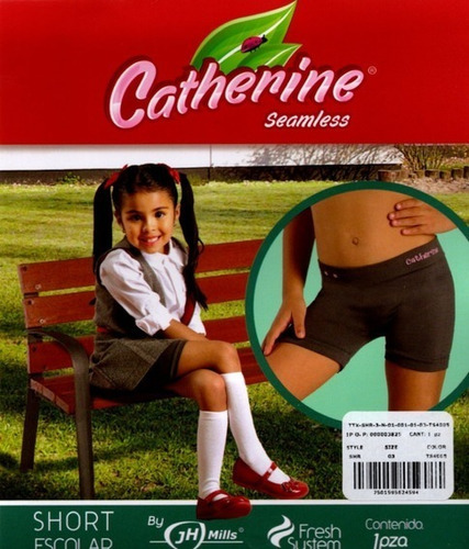 Short Likra Boxer Escolar De Niña Seamless Catherine