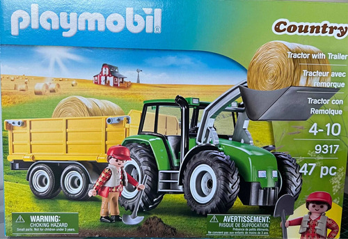 Playmobil 9317 Tractor Con Trailer !! Entrega Inmediata !!!