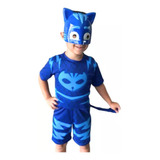 Fantasia Infantil Menino Gato Pj Masks C/enchimento 