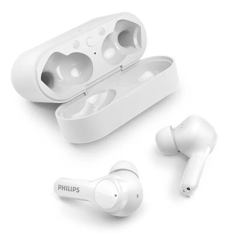 Auriculares Philips Tat3217wt/00 Bluetooth Ipx5 26hs 2 Mic Color Blanco