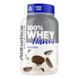 Proteina 100% Whey Flavour 2 Libras - Atlhetica Nutrition Sabor Cookies & Cream