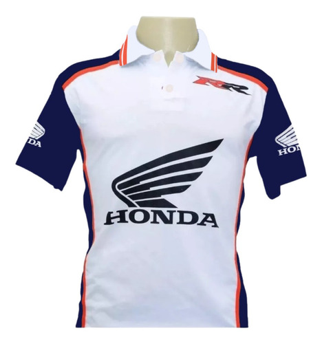 Camiseta Gola Polo Masculina Esportiva Moto Honda Cbr