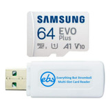 Tarjeta De Memoria Samsung Microsd 64gb Evo Plus Con Adaptad