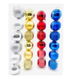 Pack De 10 Bambalinas Brillantes Navideñas 6cm Diametro