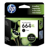 Cartucho Hp 664xl Preto Original (f6v31ab) - 2136 2676 3776