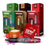 Kit Sexshop Gel Retardante Aumenta Libido Unissex Premium 6u