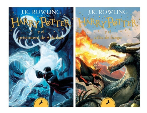 Pack Harry Potter 3 Y 4 - J K Rowling - 2 Libros Bolsillo