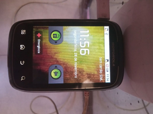 Motorola Xt 300 Spice Usado Só Funciona Conectado Bateria 1%