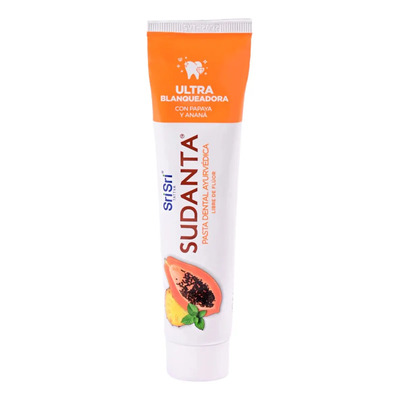 Pasta Dental Sudanta Ultra Blanqueadora - 100g Srisri Tattva | MercadoLibre