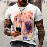 Camisa Camiseta Cachorro Shar-pei Dog