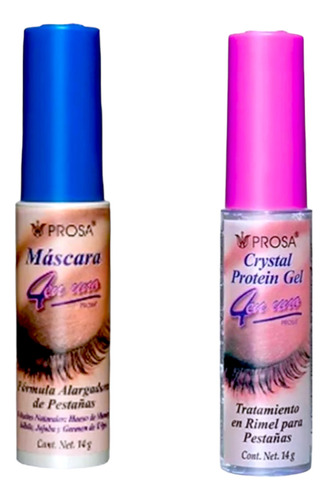 Prosa Kit Mascara Para Pestañas Y Mascara Protein Gel Tonos